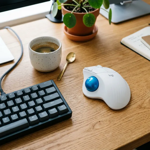 【腱鞘炎と狭い机からの解放】「トラックボールマウス」で手首の疲労をゼロにする方法