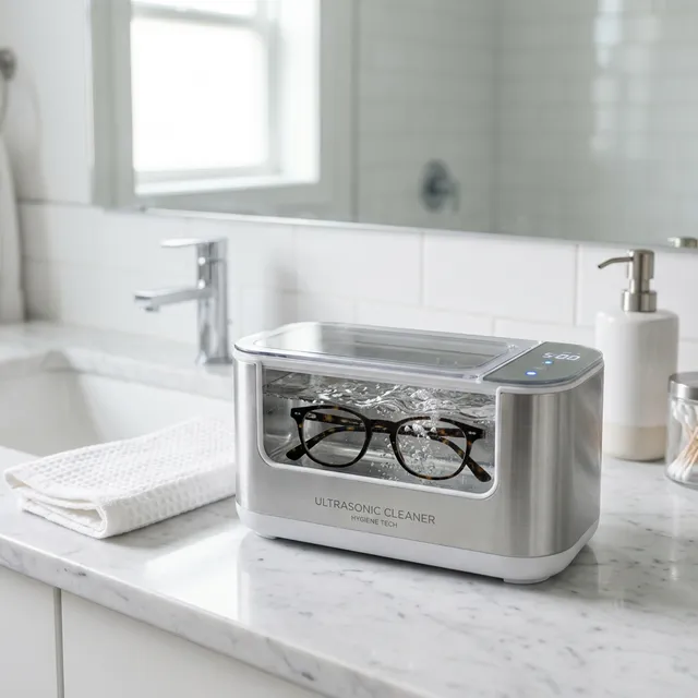 メガネもアクセも新品の輝きに！自宅で使える「家庭用超音波洗浄機」