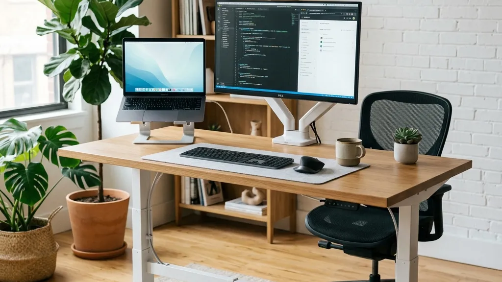 【腰痛対策】FlexiSpot電動昇降デスクで「固まる姿勢」を劇的にリセットする方法