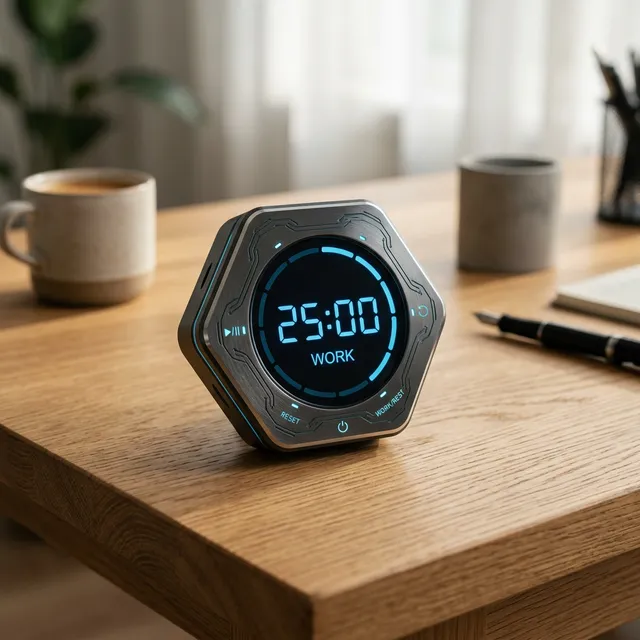 スマホの誘惑を断ち切る！転がすだけで集中できる「TickTime ポモドーロタイマー」