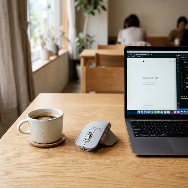 カフェで浮かない！圧倒的な薄さと「無音」を極めた携帯ワイヤレスマウス