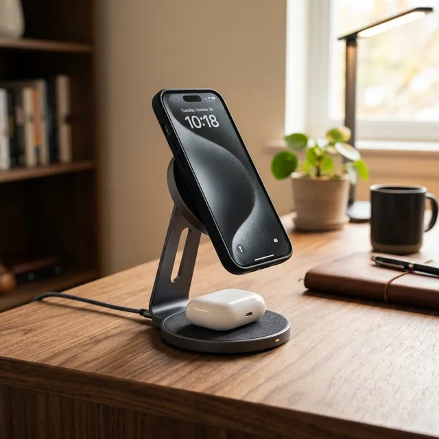 ケーブル地獄からの解放！折り畳める「Mukiya 3in1 MagSafe充電スタンド」が便利すぎるのアイキャッチ画像