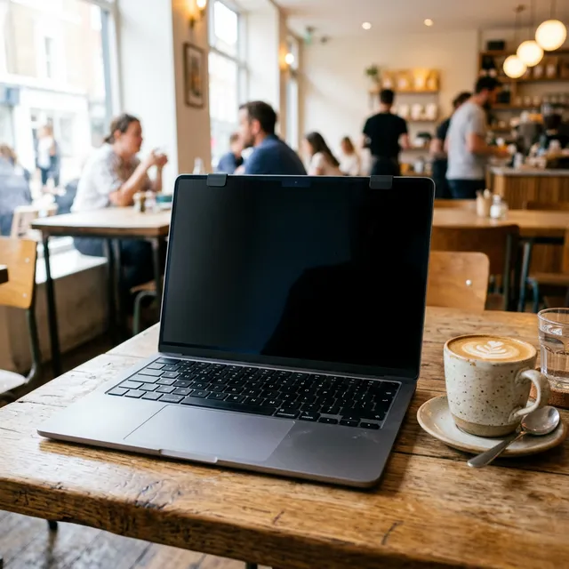 カフェでの視線ストレスが消滅！一瞬で脱着できる「マグネット式覗き見防止フィルター」のアイキャッチ画像