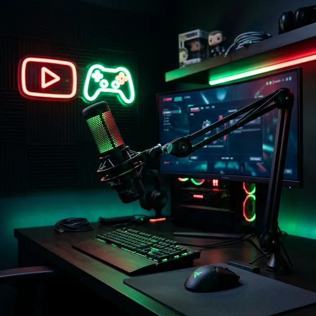 ノイズを消し去る極彩色のイケボ空間！配信者ガチ勢に捧ぐ「HyperX QuadCast 2 S」