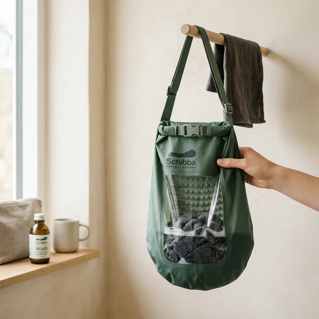 長期旅行の荷物が半分に！どこでも洗濯機になる最強ポータブル洗濯袋