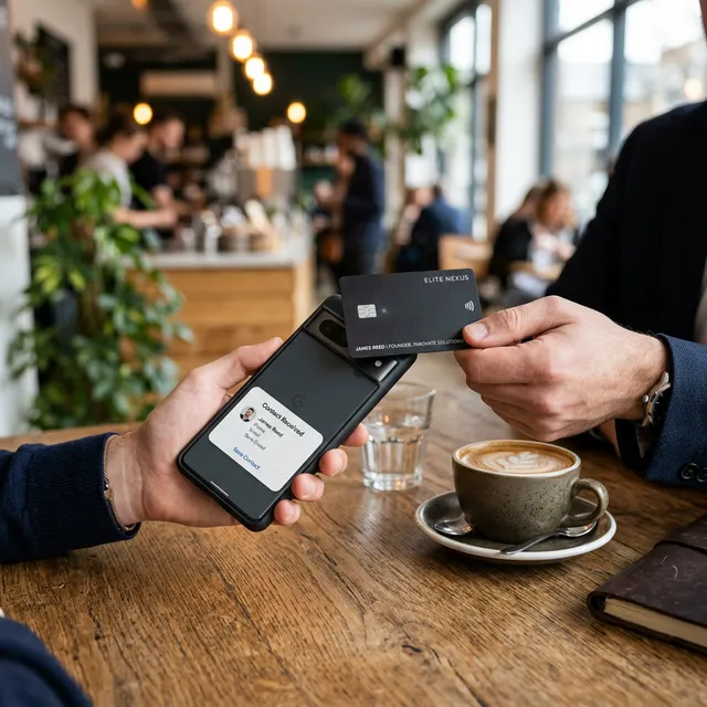 紙の名刺よさようなら！スマホにかざすだけの「NFCデジタルスマート名刺」