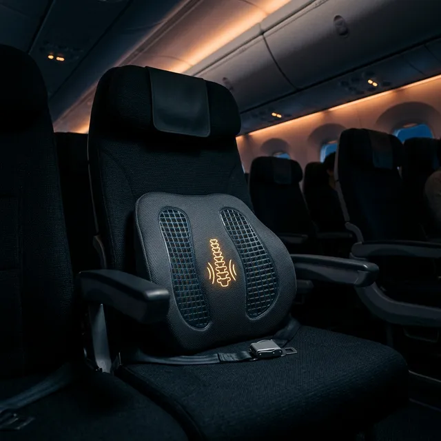 飛行機の腰痛対策に！エコノミー席でお尻が痛くならない最強携帯クッション