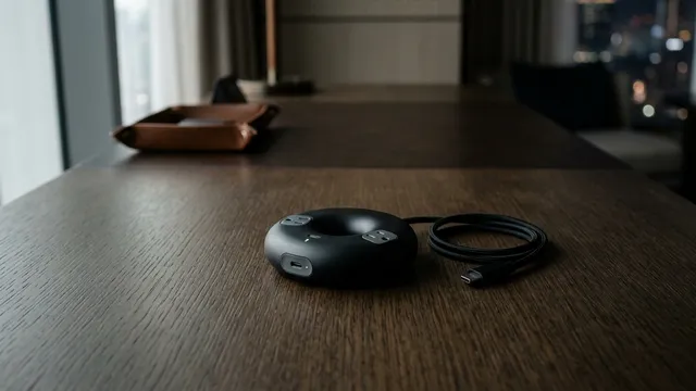 ホテルの「コンセント不足」を完璧に解決！巻き取り式ドーナツ型タップ