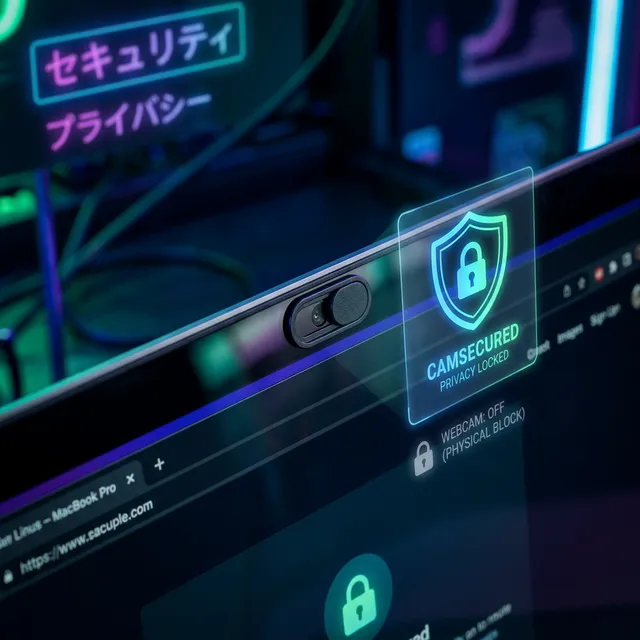 【剥がさない、汚さない】もう付箋は卒業。Web会議の映り事故を「物理」で防ぐ0.6mmの極薄シャッター