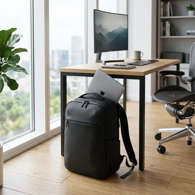 重いPCが羽のように軽く感じる！自立する「PCリュック」の絶大な効果のアイキャッチ画像