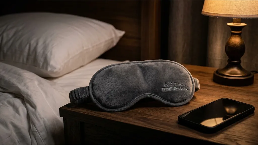 ホテルの枕、変える前にこれ。脳の警戒スイッチを切るテンピュール スリープマスク
