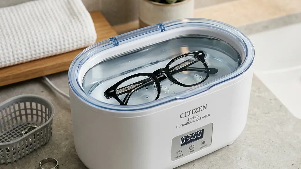 眼鏡屋の洗浄機を家庭に。CITIZEN SWS510 が42KHzと600mlで家族のケアステーションになる