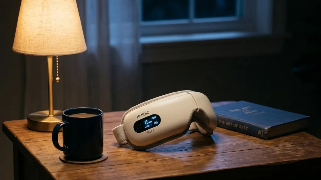 眠れない夜の正体は"目元の緊張"だった HuBDIC アイウォーマー HEM-7