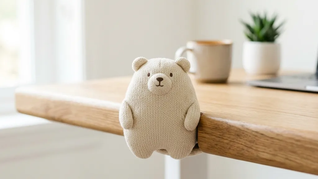 【腰痛対策の最適解】ぬいぐるみを挟むだけで前傾姿勢が直る「マーナ ふんばるず」のアイキャッチ画像