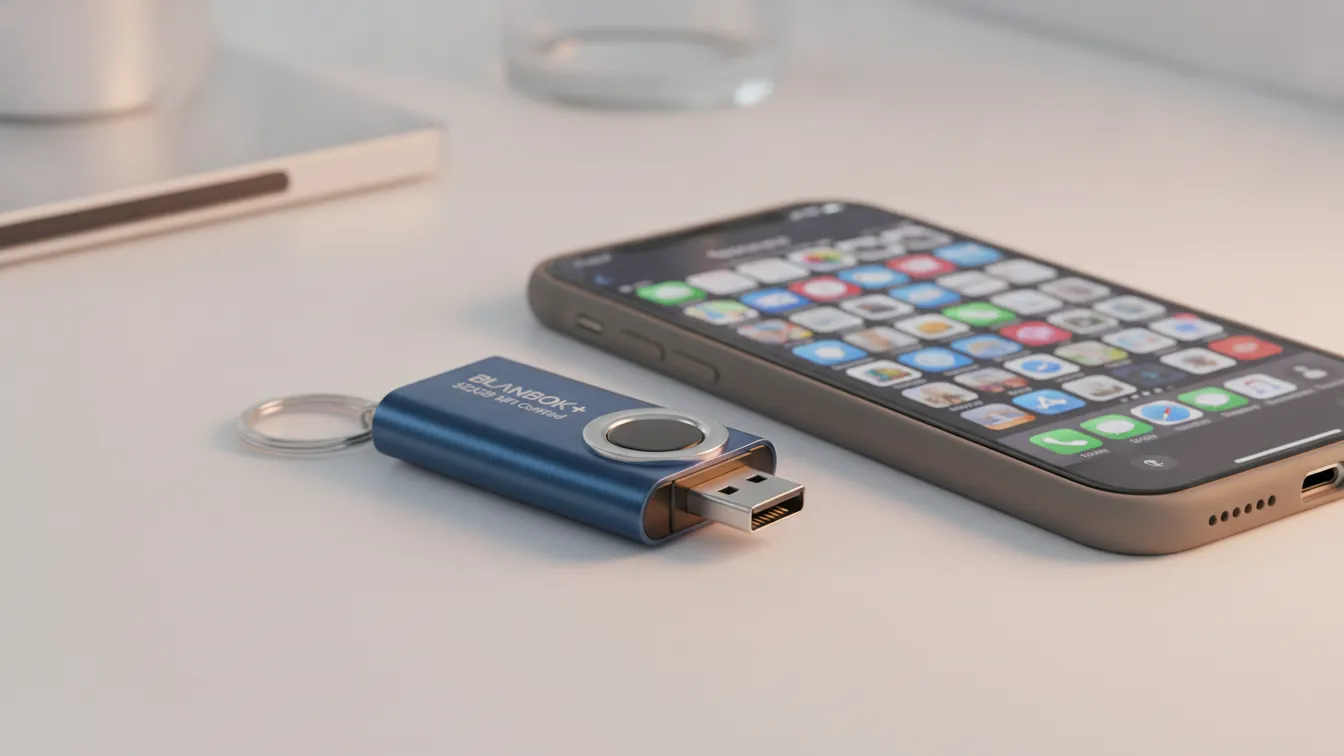 スマホの容量不足を一撃で解消！MFi認定の「4in1 大容量USBメモリ」512GBのアイキャッチ画像