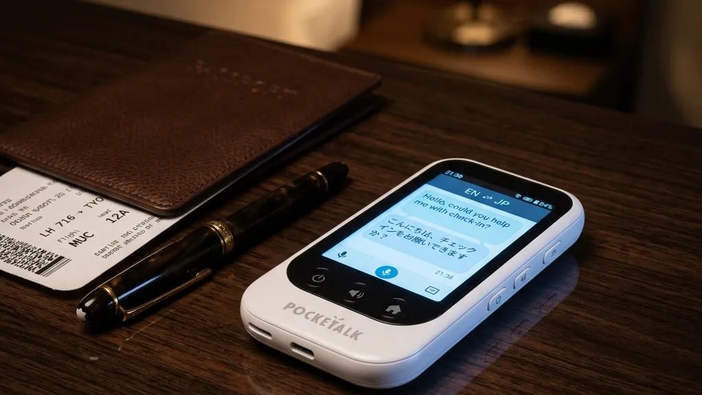 海外で言葉の壁が消えるAI翻訳機。POCKETALK S2 Plusでイヤホン型では届かない交渉の現場へ